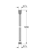 Grohe Relexaflex Metal Duş Hortumu 125 cm – 28142002