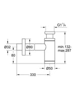 Grohe Sifon 1 1/4'' - 28912DL0