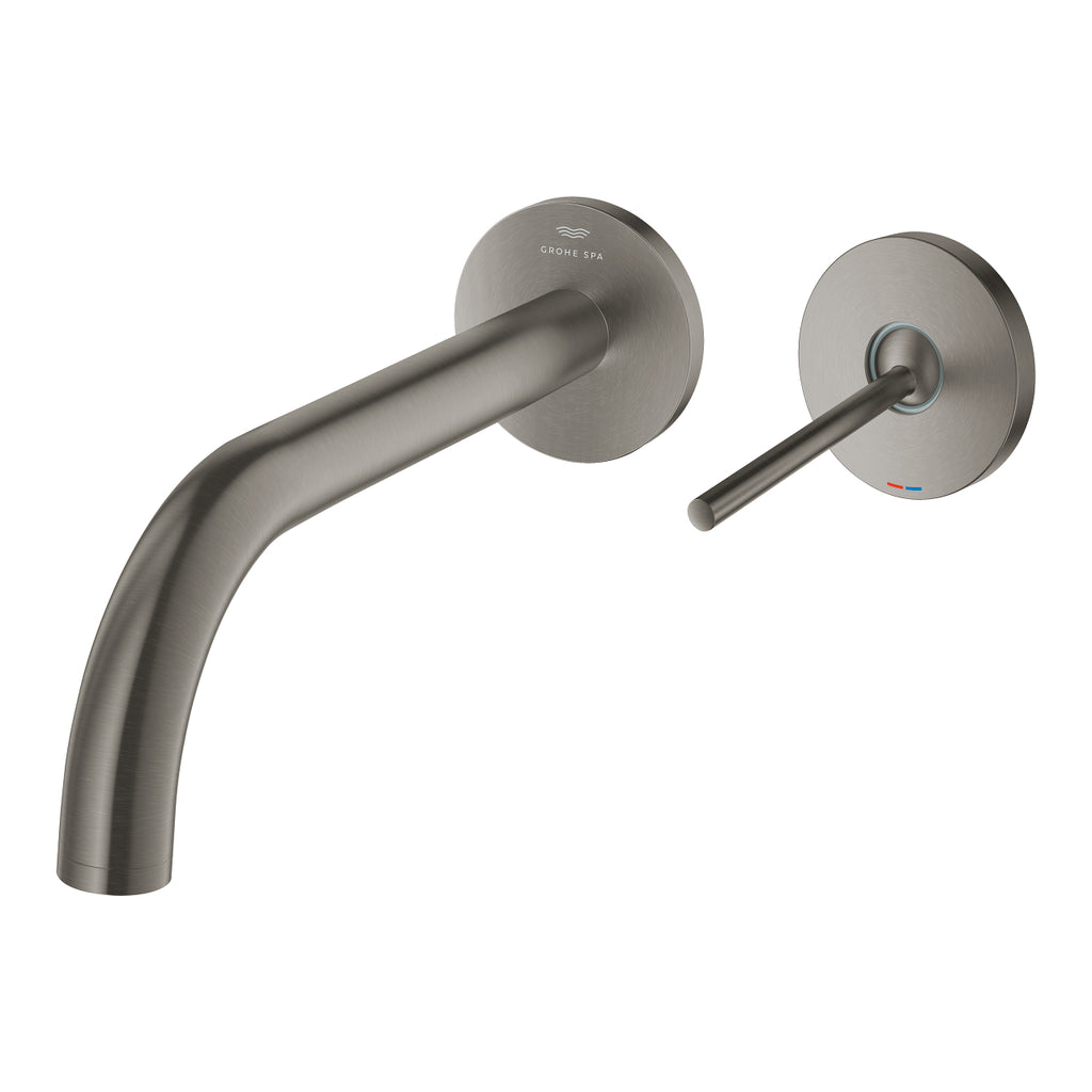 Grohe Lavabo Bataryası İki Delikli Duvardan Atrio Br.Hard Graphite – 29406AL0