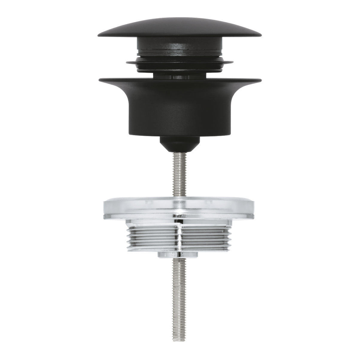 Grohe Lavabo Sifon Bas Aç Tapa Takımı Phantom Black - 29510KF0