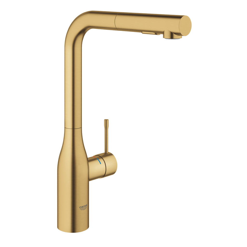 Grohe Eviye Bataryası Spiralli 2 Fonk Essence Brushed Cool Sunrise - 30504GN0