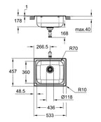Grohe K200 Paslanmaz Çelik Eviye Paslanmaz Çelik – 31719SD0
