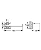 Grohe Allure Tuvalet Kağıtlığı Brushed Warm Sunset – 40279DL1