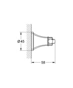 Grohe Bornoz Askısı Grandera Krom/Altın – 40930IG0