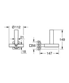 Grohe Allure Yedek Tuvalet Kağıtlığı Brushed Warm Sunset – 40956DL1