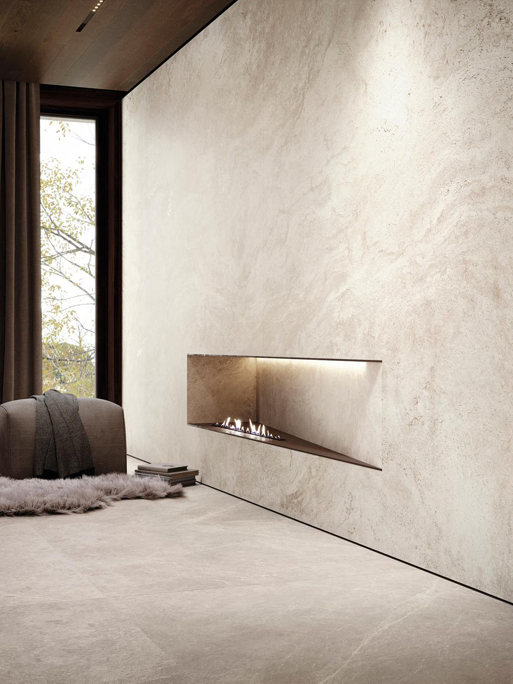 Porcelanosa Yer - Duvar Karosu Mystic Beige 120 x 120 cm