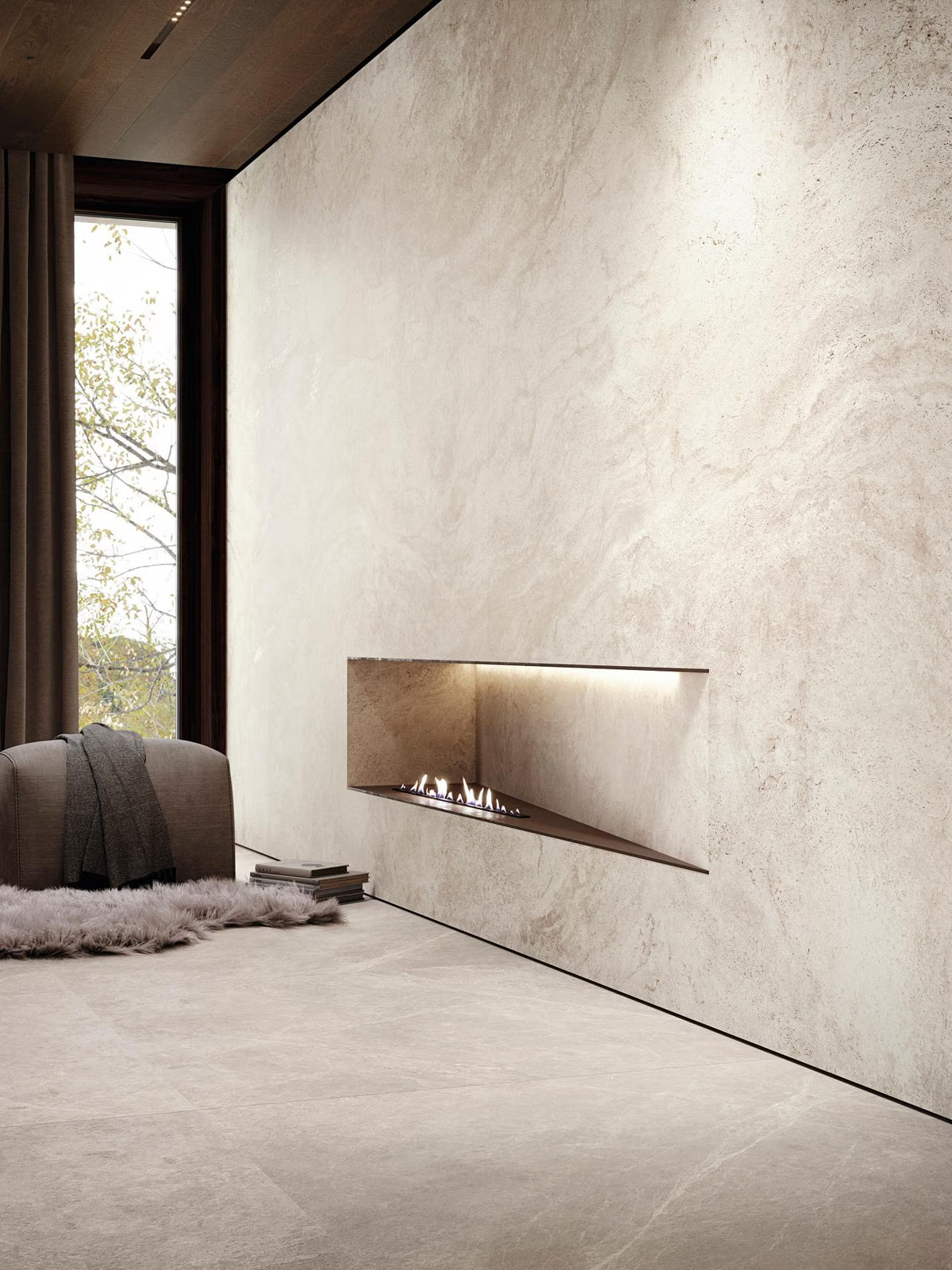 Porcelanosa Yer - Duvar Karosu Mystic Beige 120 x 120 cm
