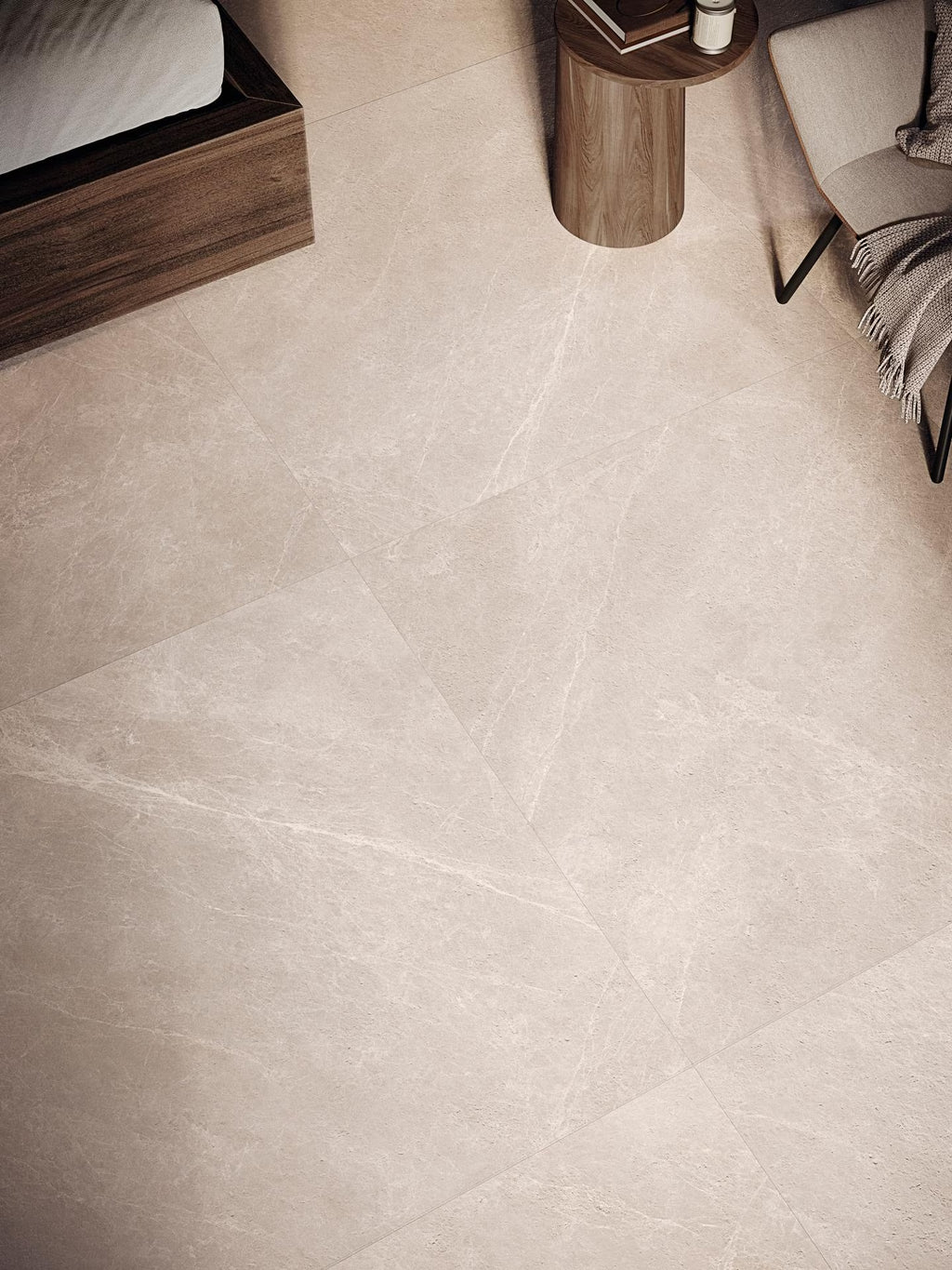 Porcelanosa Yer - Duvar Karosu Mystic Beige 120 x 120 cm