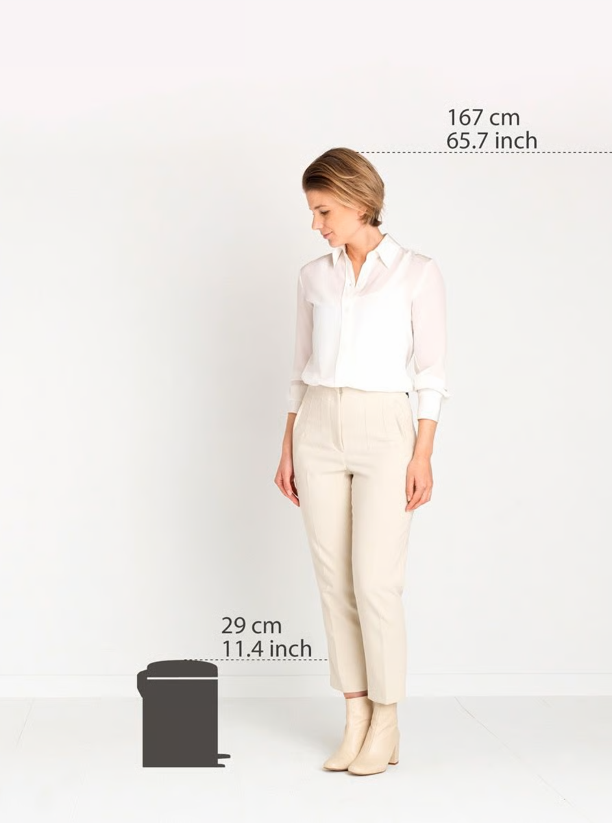 Brabantia Çöp Kutusu 5 litre Newicon Beyaz 112065