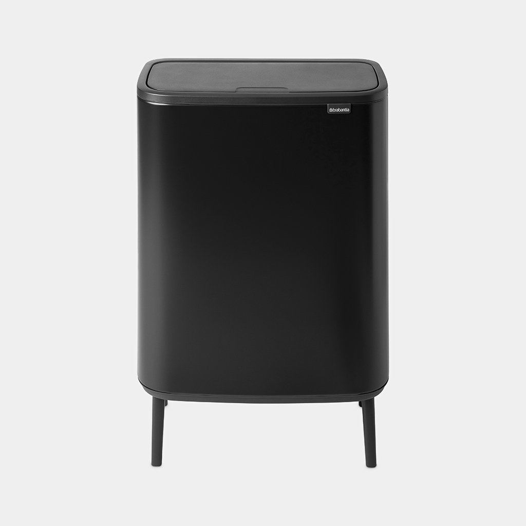 Brabantia Çöp Kutusu 30 + 30 lt Bo Touch Dokunmatik Kapak Mat Siyah 130625
