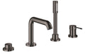 Grohe Essence Dört Delikli Küvet Bataryası Hard Graphite - 19578A01