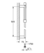 Grohe Euphoria Cube Stick Sürgülü Duş Seti- 27700000 teknik çizim