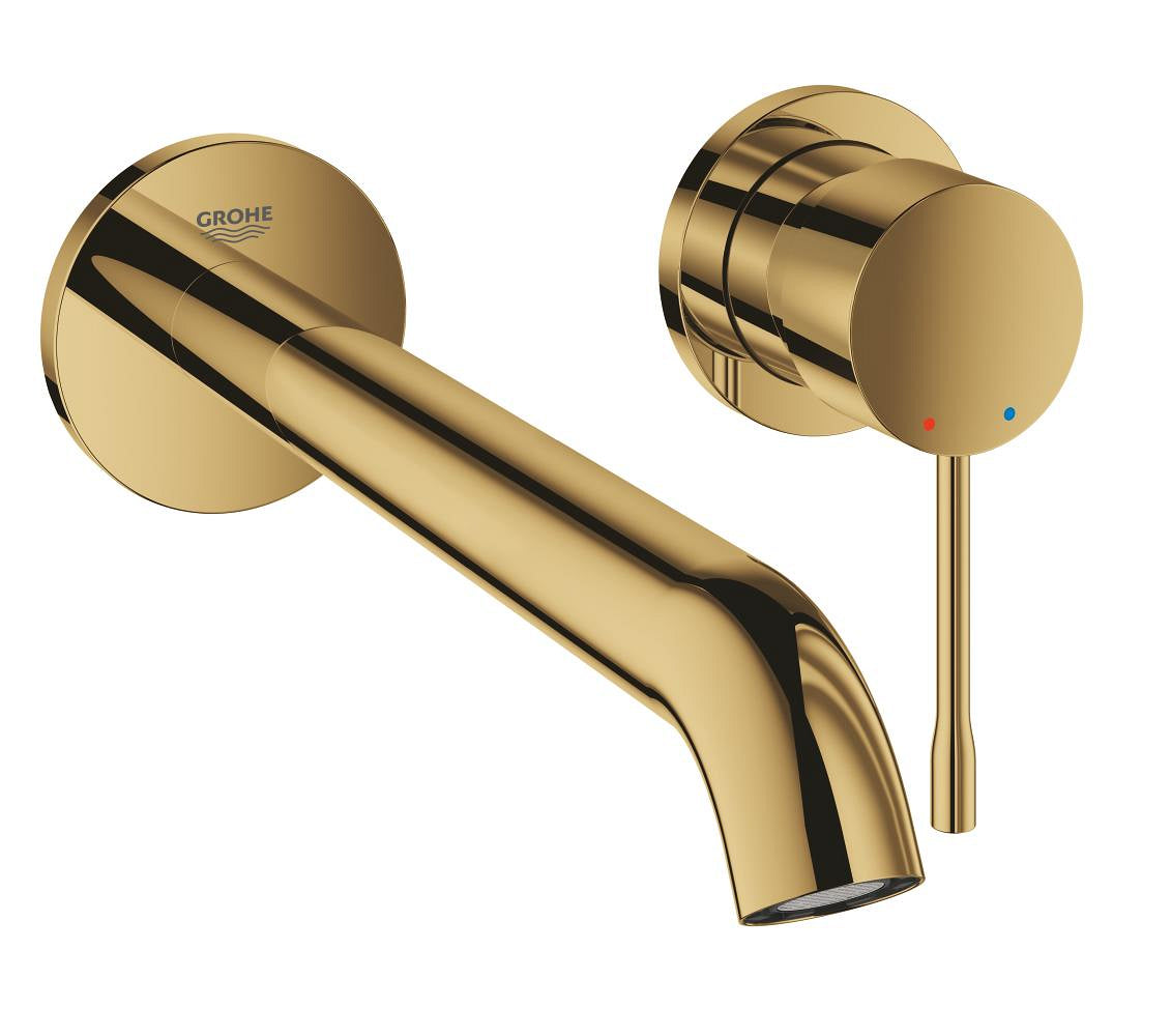Grohe Essence New İki Delikli Duvardan Lavabo Bataryası Cool Sunrise - 19967GL1