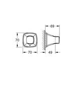 Grohe Grandera Shower Holder - 26896000 teknik çizim