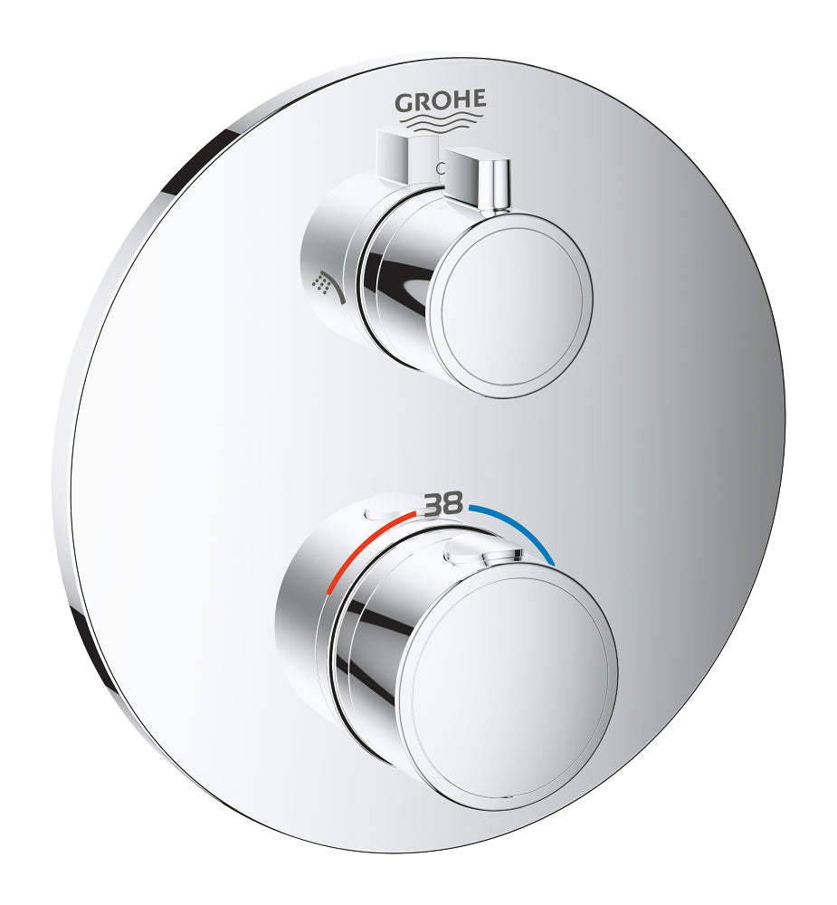 Grohe Grohtherm Termostatik Banyo Duş Bataryası 2 çıkışlı divertörlü- 24076000