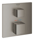 Grohe Grohtherm Cube Ankastre Termostatik Banyo Bataryası Brushed Hard Graphite - 24153AL0