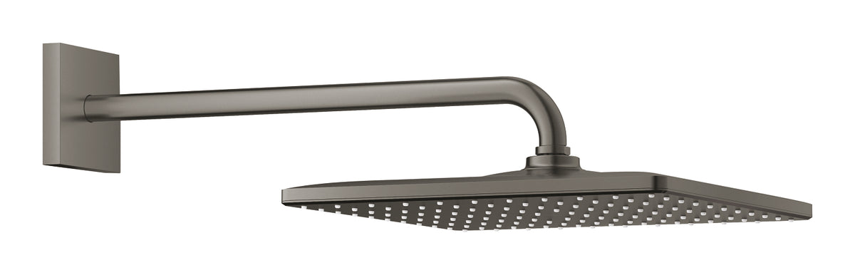 Grohe Rainshower Mono 310 Cube Tepe Duşu Seti 422 Mm, Tek Akışlı Brushed Hard Graphite - 26564AL0