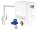 Grohe Blue Professional Arıtmalı İçme Suyu ve Soda Yapan Spiralli Eviye Bataryası- 31326002