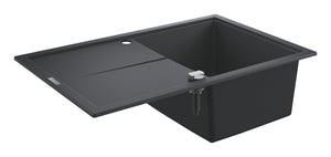 Grohe K400 Kuvars Kompozit Eviye 50 -C 78/50 , Granit Siyah Rengi - 31639AP0