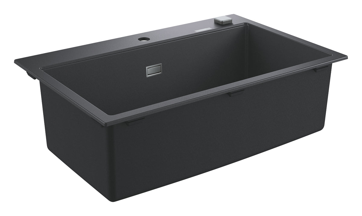 Grohe 700 Kuvars Kompozit Eviye 80 -C 78/51, Granit Siyah Rengi - 31652AP0