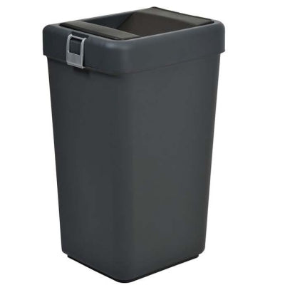 Motek Çöp Kutusu Comfort Kilitli Çöp Kovası Antrasit 40 Litre