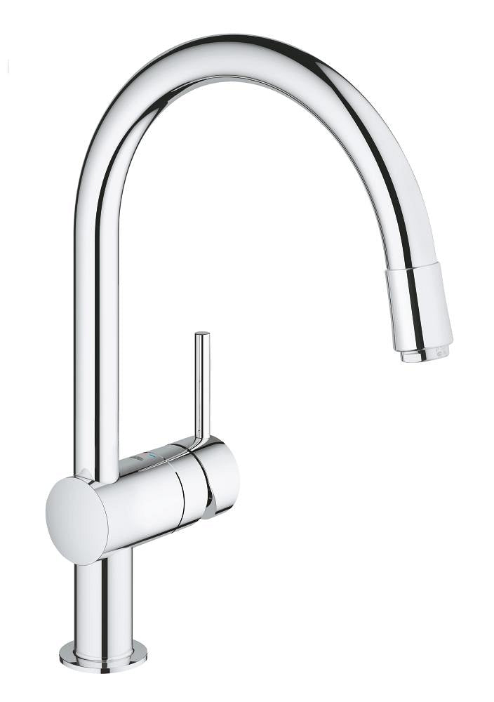 Grohe Eviye Bataryası Spiralli Tek Akışlı Minta Krom - 3291800E