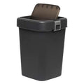 Motek Çöp Kutusu Comfort Kilitli Çöp Kovası Antrasit 18 Litre