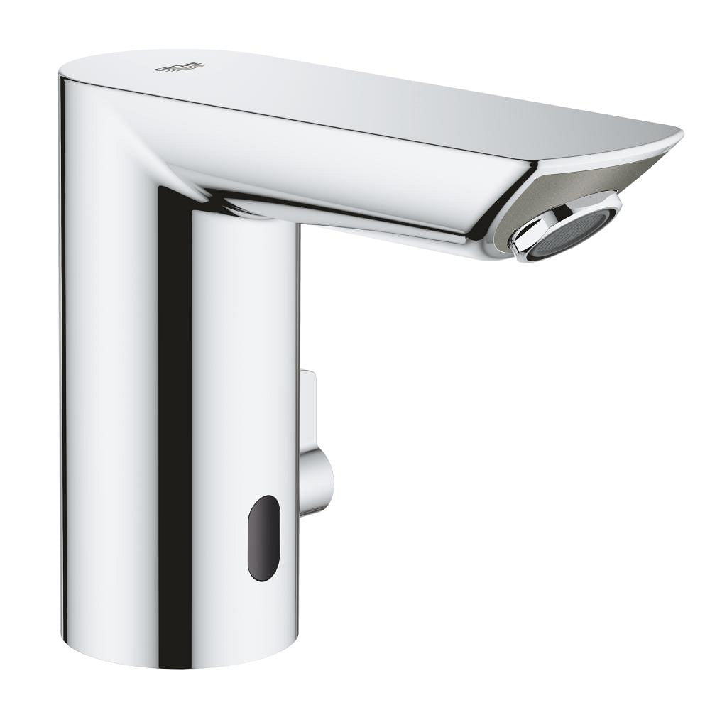 Grohe Bau Cosmo. E Fotoselli, Çift Su Girişli Lavabo Musluğu Pilli-36451000