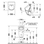 Duravit Pisuar ME by Starck Rimless Elektrikli 2809310093