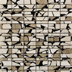 Antic Collanial Mozaik Lines Safary Cream 30,4 x 29,8 cm