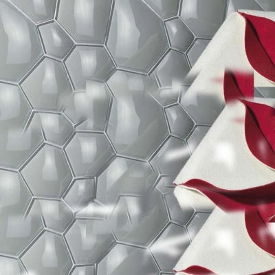 Antic Collanial Mozaik Cam Hexcube Grey 30 x 29,5 cm