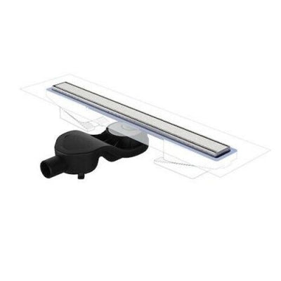 Evi Metal Duş Kanalı HighLine 50 lik Çıkışlı 30 cm Satine Yüzey