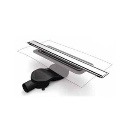 Evi Metal Duş Kanalı ZetLine 50 lik Çıkışlı 60 cm Paslanmaz Çelik