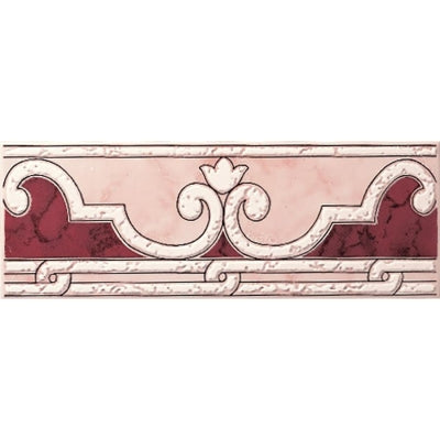 Zirconio Bordür Creta Giberti Rosa 10 x 27 cm