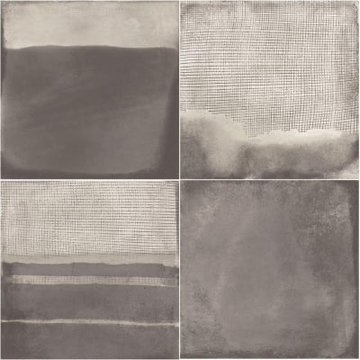 UnicaTarget  Yer Duvar Karosu New Cotto Black & White  60 x 60 cm
