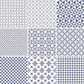 UnicaTarget Duvar Karosu Selection Blue on White  20 x 20 cm