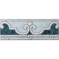 Zirconio Bordür Creta Giberti Celeste 10 x 27 cm