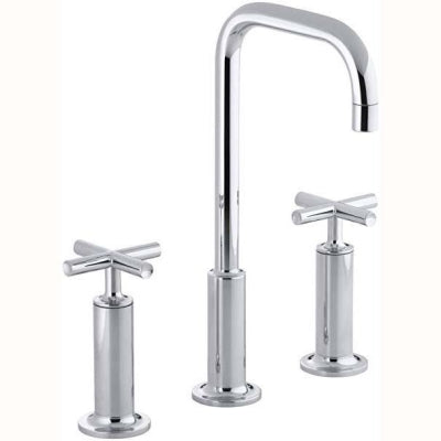 Kohler Lavabo Bataryası Puristic Artı Volan 3 Delikli Polished Krom