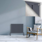 OBI Dekoratif Alüminyum Radyatör 600x804 Antrasit