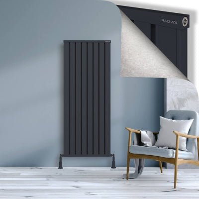 OBI Dekoratif Alüminyum Radyatör 1600x644 Koyu Antrasit