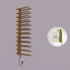 Tuna Dekoratif Elektrikli Havlupan 600x1750 Altın (KTX3 Termostat) 600W Spiral Kablolu