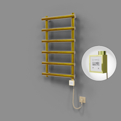Amazon Dekoratif Elektrikli Havlupan 500x850 Altın (KTX3 Termostat) 200W Spiral Kablolu