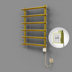 Amazon Dekoratif Elektrikli Havlupan 600x850 Altın (KTX3 Termostat) 200W Spiral Kablolu