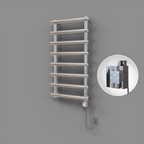 Amazon Dekoratif Elektrikli Havlupan 600x1150 Krom (KTX4 Termostat) 300W Spiral Kablolu
