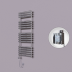 Volga Dekoratif Elektrikli Havlupan 600x1600 Krom (KTX4 Termostat) 600W Spiral Kablolu