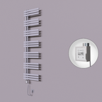 Thames Dekoratif Elektrikli Havlupan 600x1800 Gri (KTX3 Termostat) 1000W Spiral Kablolu