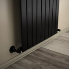 Tip 10V Dekoratif Radyatör 1800x662 Mat Siyah