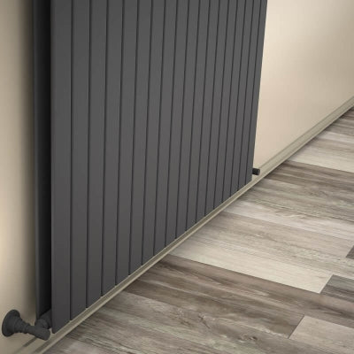 Tip 20V Dekoratif Radyatör 400x1328 Antrasit