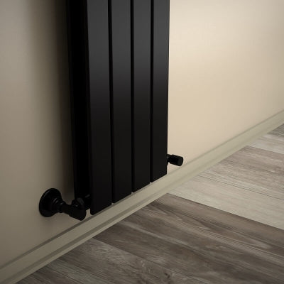 Tip 20V Dekoratif Radyatör 1500x292 Mat Siyah