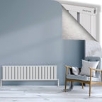 OBI Dekoratif Alüminyum Radyatör 400x1444 Beyaz